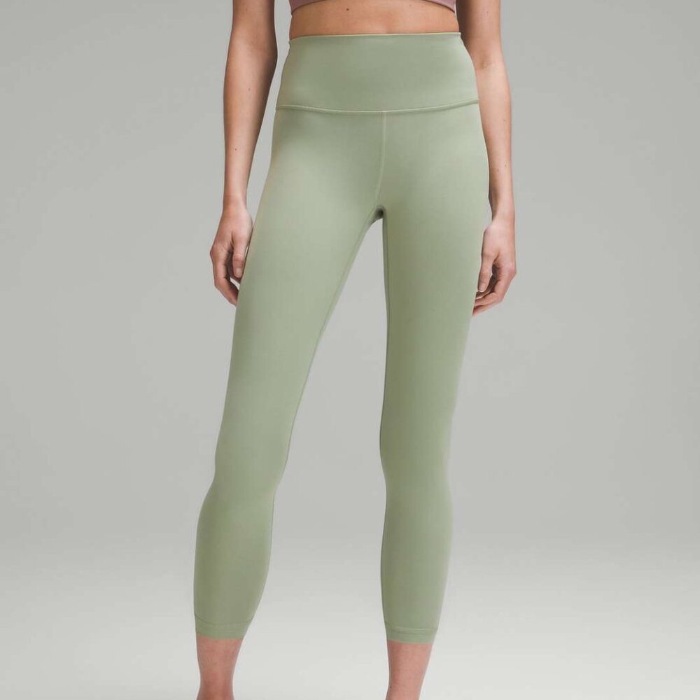 Lululemon Wunder Train High-Rise 25" Size 4  in Willow Green or Laurel Green